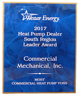 Westar Energy Heat Pump Dealer Award 2017