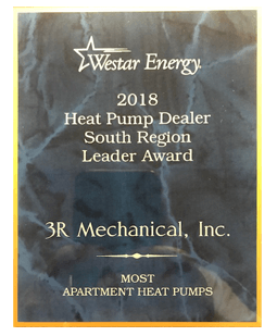 Westar Energy Heat Pump Dealer Award 2018 Apartments